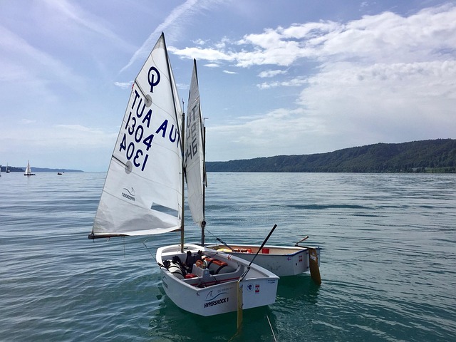 Opti, Regatta, Bodensøen, Sejle, Sejlbåd