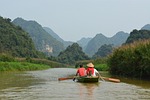 viet nam, river, raft