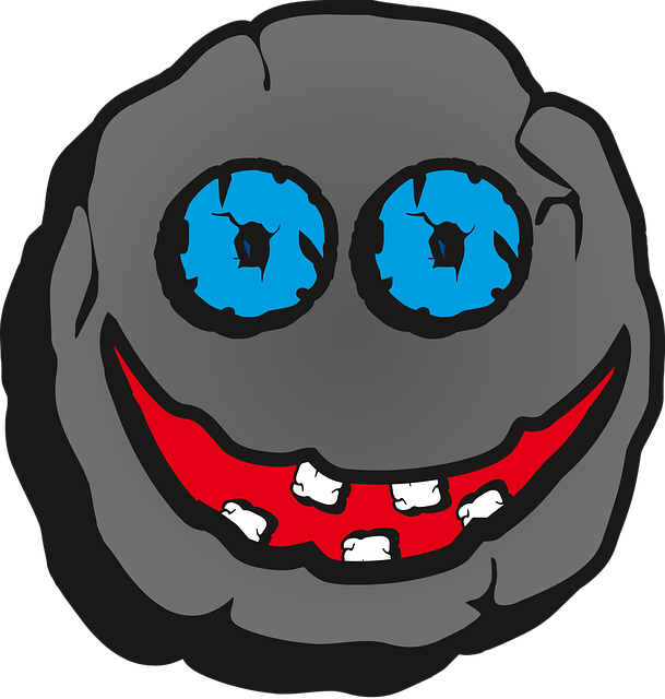 Free mug face teeth vector