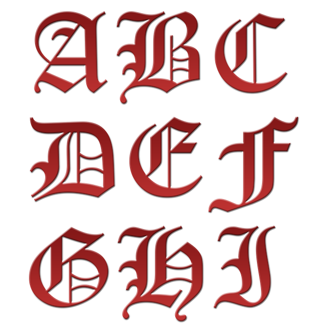 Letra, Inicial, Vermelho, Selo, Símbolo