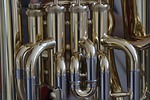 tuba, trains, pipes