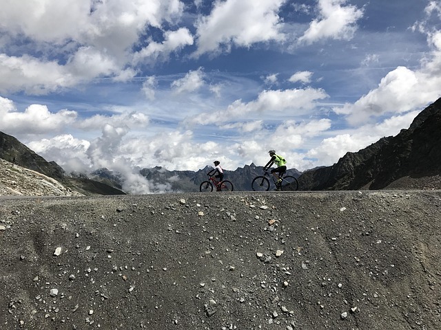 Free Mountains Cycling photo and picture
