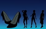 shoes, woman, women