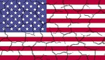 united states, cracks, cracked