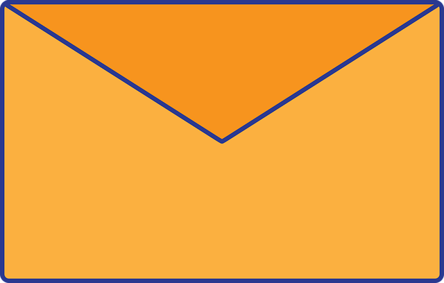 Briefumschlag, Orange, E-Mail