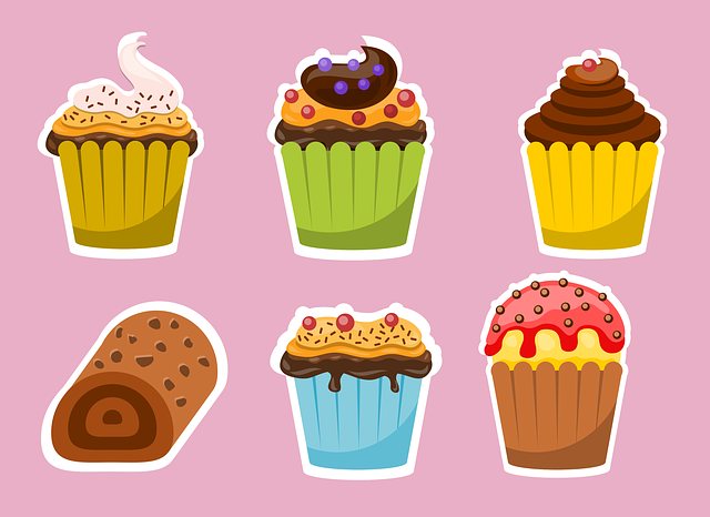 Free cakes candy dessert illustration