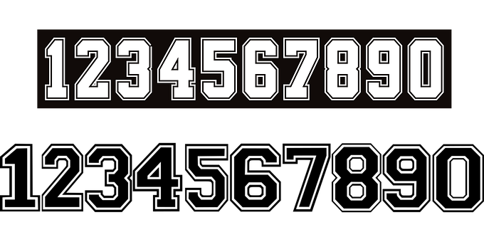 Free Game Number Numbers vector and picture