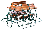 beer garden, folding chairs, gastronomy