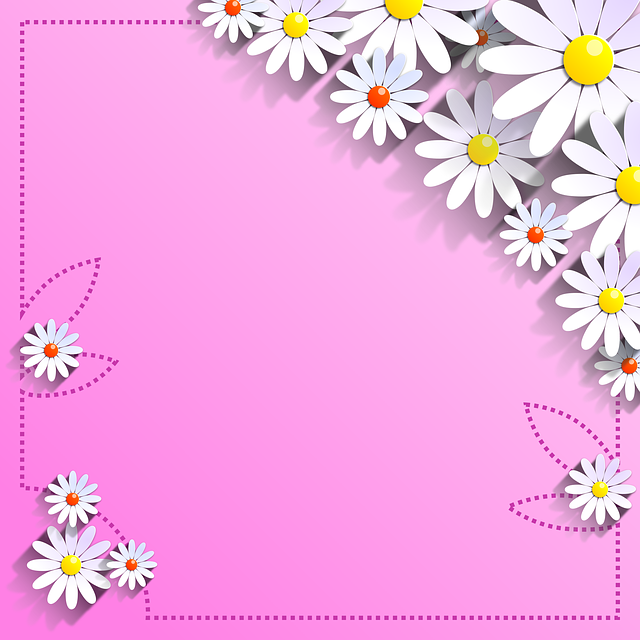 Free flowers marigolds daisies illustration