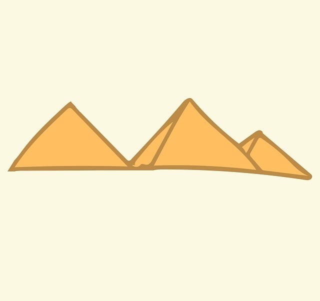 Free pyramid giza egypt illustration