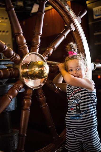 Free Ship Wheel Young Girl photo and picture