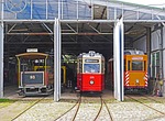 hamburg trams, museum depot, schönberger beach