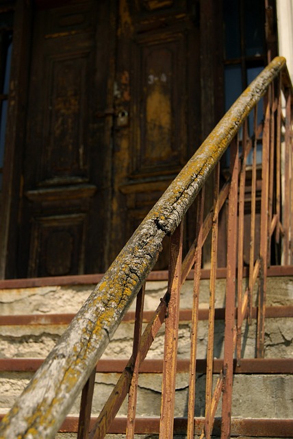 Free Old House Wooden Handrail photo and picture