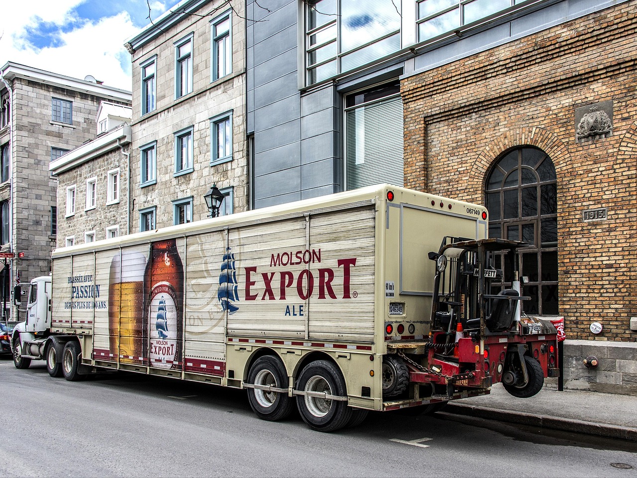 Camion International Ertl – 1/18, Métal Rouge, Années 70, Fabrication USA (occasion)