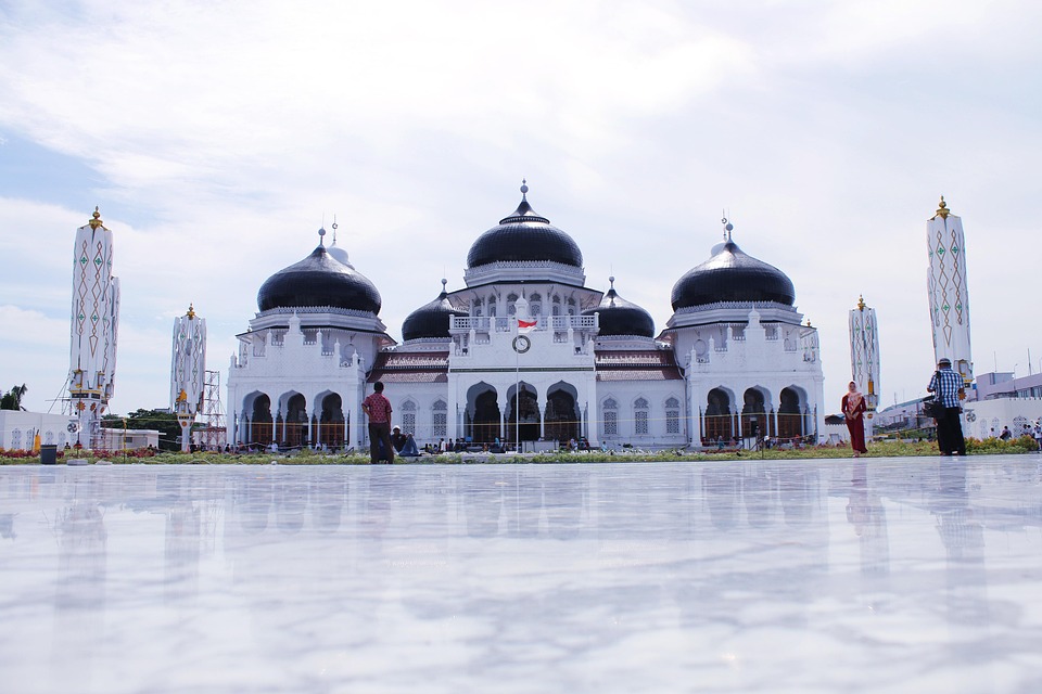 Masjid Baiturrahman Aceh Vector Nusagates Masjid Baiturrahman Aceh Vector Nusagates