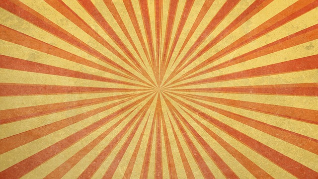 Free sunburst sun rays burst illustration