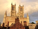 lincoln, cathedral, sky