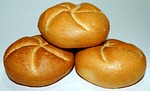 roll, kaiser roll, breakfast