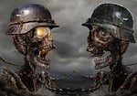 skull, helmet, wartime