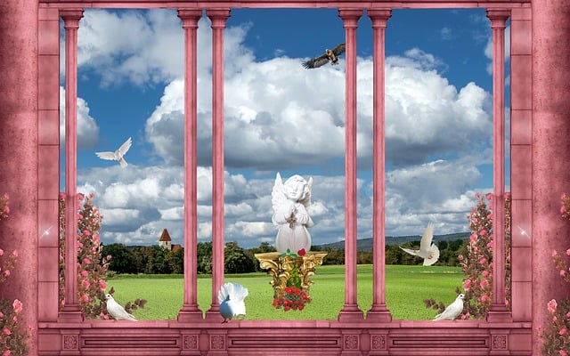 Fantasi, Angel Figurer, Natur, Skyer