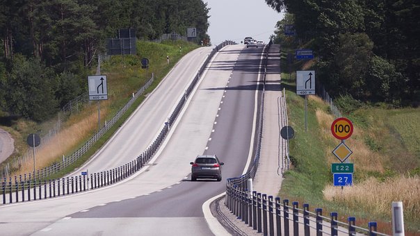 Sverige, Vej, E 45, Värmland, Skov