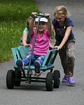 children, girl, dare