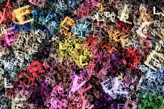 Free background letters art illustration