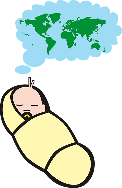 Free child animal dream vector