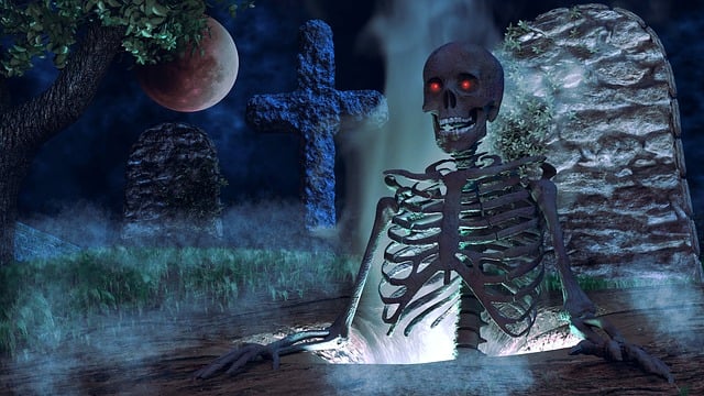 Free Halloween Skeleton illustration and picture