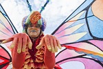 performer, butterfly, performance