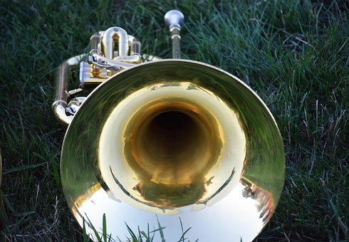 Musik, Musikinstrumenter, Horn, Messing