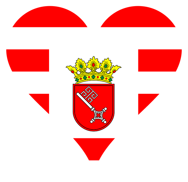 Free heart love bremen illustration