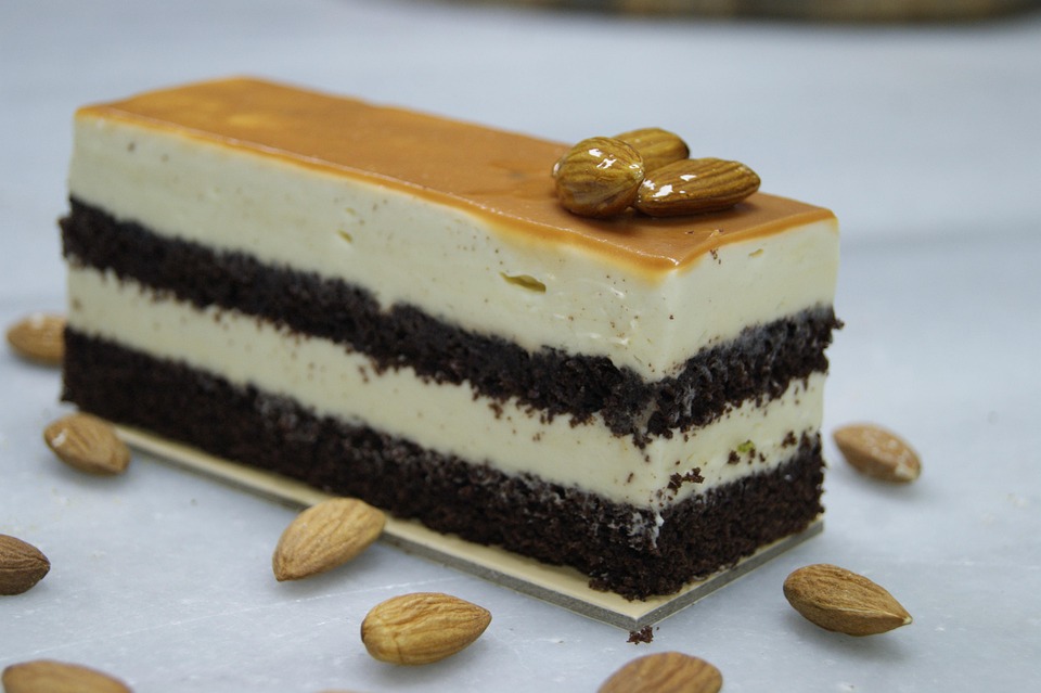 Almond Cake Piece Of Free Photo On Pixabay