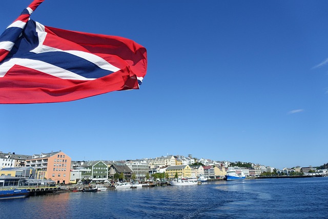 Kyst, Båd, Færge, Kristiansund, Norge