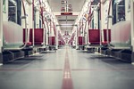 train, empty, seats