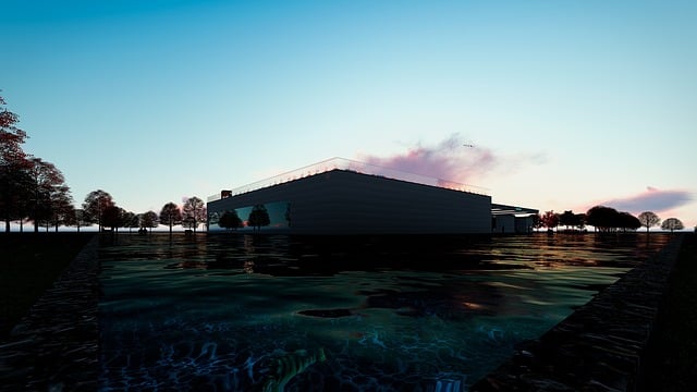 Casa, Espejo De Agua, Arquitectura, Por