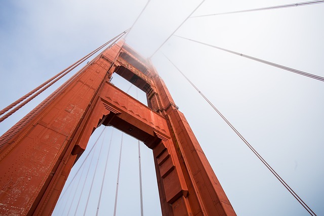golden gate, bridge, infrastructure — photo by StockSnap