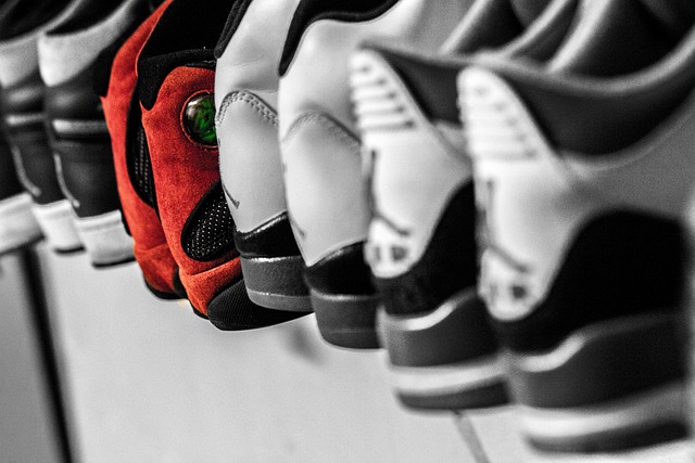 shoes, footwear, display, collection, gray shoes