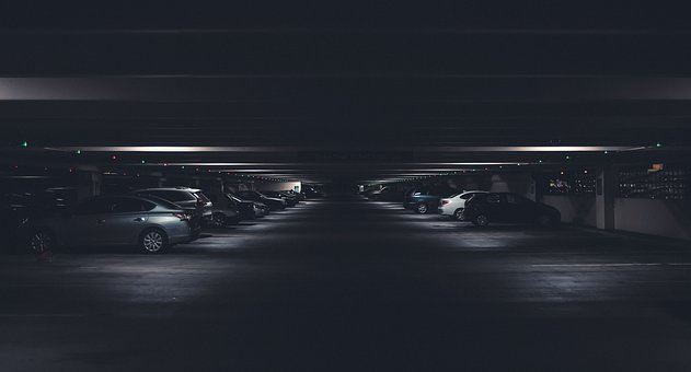 Dark, Ground, Basement, Car, Vehicle