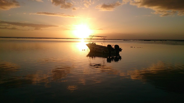 Free Sunset Sea photo and picture