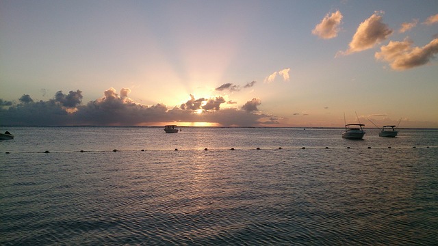 Free Sunset Sea photo and picture