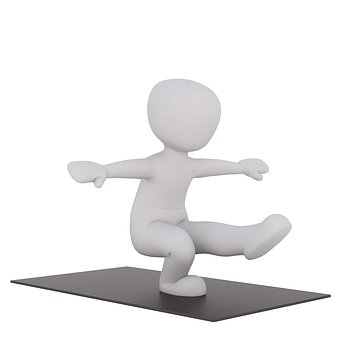 Yoga, Kondalini, Sport, 3Dman, 3D Model