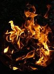 fire, flame, fire bowl