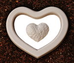 heart, gypsum, blanks