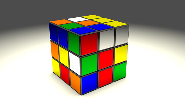 Free cube rubik cube puzzle illustration
