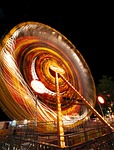 amusement park, ferris wheel, composition
