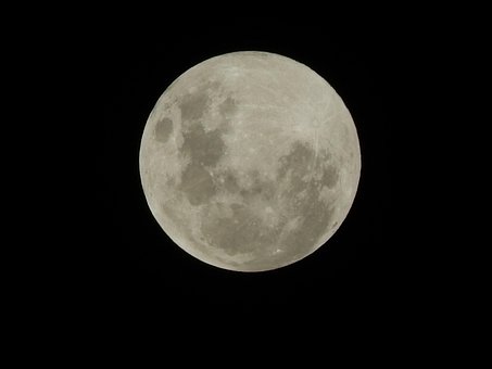 Måne, Nat, Plads, Planet, Himmel, Natur