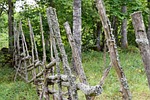 fence, småland, old