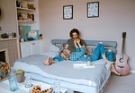 room, bed, indoor