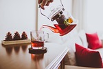 drinks, beverage, table